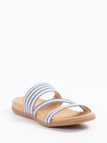 Gabor – Slides aus Textil mit Streifenmuster