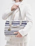 ANOKHI - Shopper aus Textil in grau