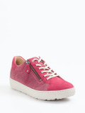 Hartjes – Komfort-Sneaker aus Veloursleder pink