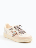 Premiata – Sneaker aus Velours- und Glattleder beige