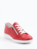 Semler – Komfort-Sneaker aus Kalbleder in Rot