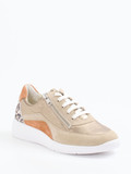 Solidus – Komfort-Sneaker aus Veloursleder beige