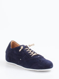 Donna Carolina – Sneaker aus Veloursleder Marineblau
