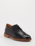 Galizio Torresi – Derby-Schnürschuh aus Kalbleder Schwarz