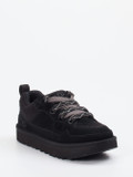 UGG – Low-Top Sneaker aus Veloursleder Schwarz