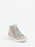 Superfit – High-Top Sneaker aus Veloursleder Hellgrau