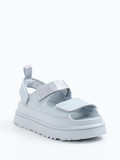 UGG – Chunky-Sandale aus Gummi in Hellblau