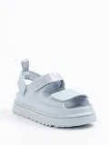 UGG – Chunky-Sandale aus Gummi in Hellblau