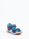 Superfit – Outdoorsandalen aus Veloursleder blau