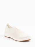 Josef Seibel – Slipper aus Stretch-Strick in Weiß