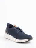 Clarks - Sneaker Motion Trek MX aus Textil in blau