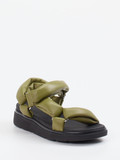 FitFlop - Sandale aus Kalbleder in grün