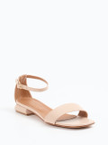 Konstantin Starke – Sandalette aus Lederimitat Beige