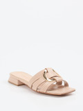 Konstantin Starke – Mules aus Lederimitat in Beige