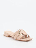 Konstantin Starke – Mules aus Lederimitat in Beige