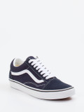 Vans – Sneaker aus Canvas und Wildleder Dunkelblau
