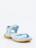 Ecco – Outdoorsandalen aus Nubukleder hellblau
