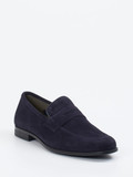 Daniel Kenneth - Slipper aus Veloursleder in blau