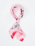 Lua Accessories – Halstuch aus Seide in Rosa