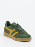 Gola – Retro-Sneaker aus Veloursleder olivgrün