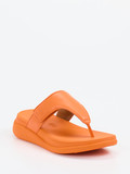 FitFlop – Zehentrenner aus Kalbleder in Orange