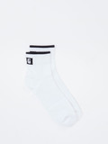 UGG – Knöchelsocken aus Baumwollmix in Weiß