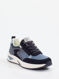 Waldläufer – Komfort-Sneaker aus Veloursleder blau