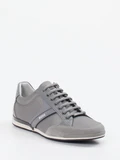 Boss - Sneaker aus Kalbleder in grau