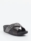 FitFlop - Pantolette aus Textil in schwarz