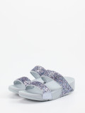 FitFlop – Komfort-Pantolette aus Textil mit Glitzer