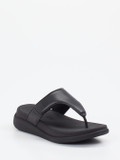 FitFlop – Zehentrenner aus Kalbleder schwarz