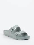 Birkenstock – Zweiriemer-Sandale aus EVA-Kunststoff salbeigrün