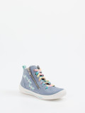 Superfit – High-Top Sneaker aus Veloursleder jeansblau