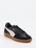 Puma – Retro-Sneaker aus Leder Schwarz
