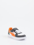 Puma – Kinder-Sneaker aus Leder Orange
