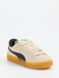 Puma – Sneaker aus Veloursleder in Cremeweiß