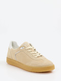 Sioux – Sneaker aus Veloursleder beige
