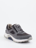 Gabor - Sneaker aus Velour/Textil in grau