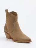 Konstantin Starke – Stiefeletten aus Veloursleder Braun