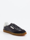 Konstantin Starke – Sneaker aus Velour/Leder Schwarz