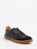 Konstantin Starke – Sneaker aus Leder Schwarz