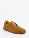 Konstantin Starke – Sneaker aus Veloursleder ockerbraun