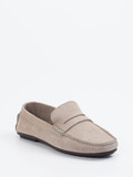 Studio Mode - Slipper aus Veloursleder in grau