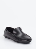 Studio Mode - Slipper aus Leder in schwarz