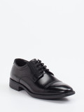 Studio Mode – Derby-Schnürschuh aus Glattleder schwarz