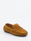 Studio Mode – Loafer aus Veloursleder Cognac
