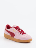 Puma – Sneaker aus Veloursleder in Rosé