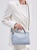 Marlon Firenze – Handtasche aus Kalbleder hellblau