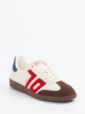 Back 70 – Retro-Sneaker aus Velour/Leder cremeweiß