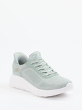 Skechers – Slip-On-Sneaker aus Meshtextil Pastellgrün
